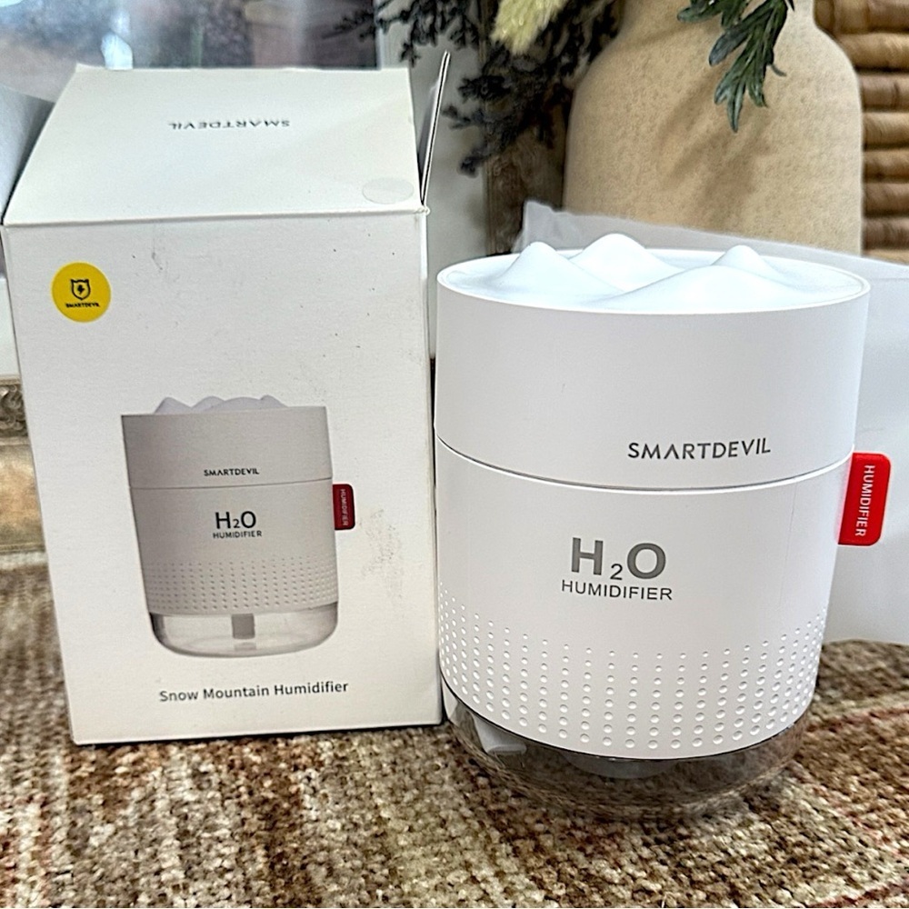 New SmartDevil H2O Humidifier Smart Devil Snow Mountain Humidifier in White